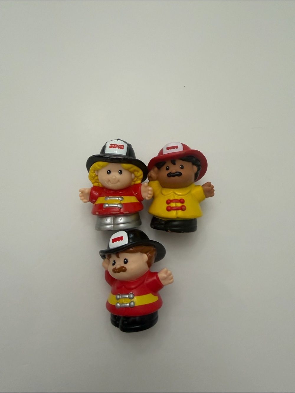 Fisher-Price Little People Firefighter FiguresLot of 3 FireDepartment RescueToys